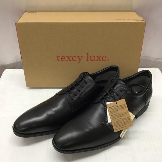 アシックス ASICS 革靴 革靴 TU-8001 texcy luxe GORE-TEX プレーントゥ 箱有 25.5cm 25.5cm 無地 黒 / ブラック /  メンズ USED 古着 中古 10111719