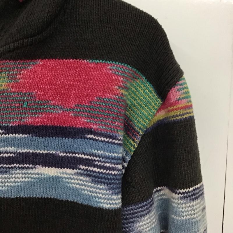 古着 USED パーカー 長袖 ジップアップパーカー 長袖パーカー カジュアルジャケット プリント マルチカラー / マルチカラー /  メンズ USED 古着 中古 10148822