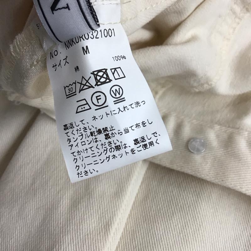 ヌナ NEUNA スカート ロングスカート ロングスカート デニムスカート 巻きスカート M 無地 白 / ホワイト /  レディース USED 古着 中古 10125156