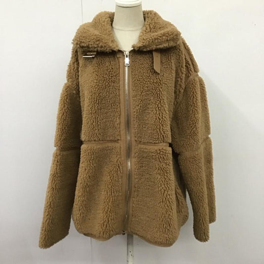 ザラ ZARA ジャケット、上着 ジャケット、ブレザー ジップアップジャケット ジャンパー ジャケット カジュアルジャケット アウター M 無地 茶 / ブラウン /  レディース USED 古着 中古 10124565