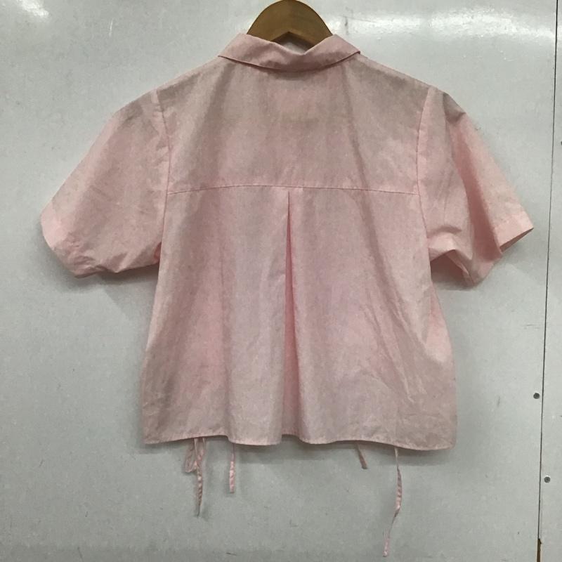 エヘカソポ ehka sopo シャツ、ブラウス 半袖 FREE 無地 桃 / ピンク /  レディース USED 古着 中古 10139991