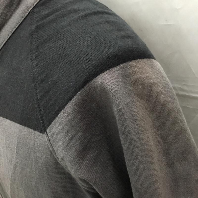 ユナイテッドアローズグリーンレーベルリラクシング UNITED ARROWS green label relaxing ジャケット、上着 ジャケット、ブレザー ジップアップジャケット ジャンパー ジャケット カジュアルジャケット M ボーダー柄 黒 / ブラック / X 灰 / グレー /  メンズ USED 古着 中古 10108773