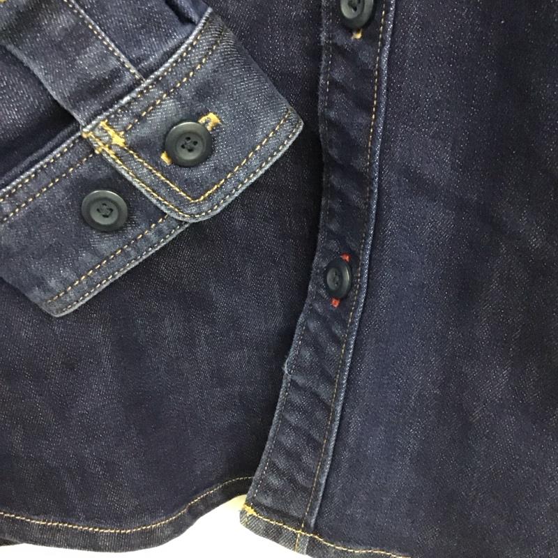 パタゴニア patagonia シャツ、ブラウス 長袖 長袖シャツ 無地シャツ カラーシャツ デニムシャツ L 無地 インディゴ / インディゴ /  メンズ USED 古着 中古 10134701