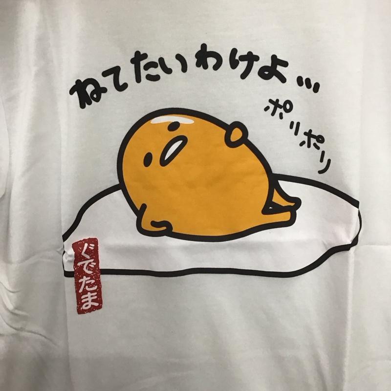 古着 USED Tシャツ 半袖 ぐでたま M キャラクター X プリント 白 / ホワイト /  レディース USED 古着 中古 10147658