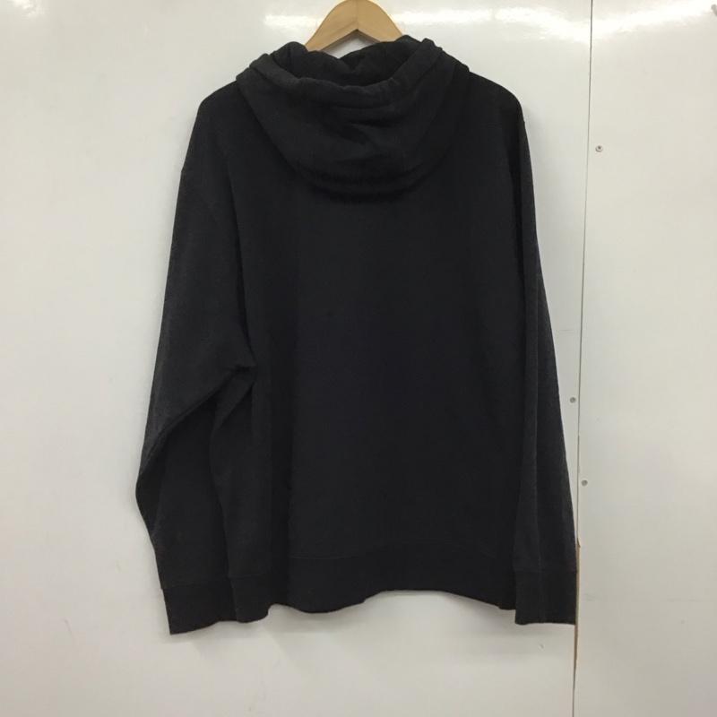 ナイキ NIKE パーカー 長袖 dm1237-010 長袖パーカー プルオーバー XXL ロゴ、文字 黒 / ブラック /  メンズ USED 古着 中古 10150327