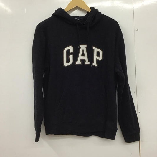 ギャップ GAP パーカー 長袖 長袖パーカー プルオーバーパーカー スウェット L ロゴ、文字 紺 / ネイビー /  メンズ USED 古着 中古 10148265