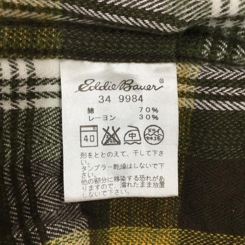 エディーバウアー Eddie Bauer シャツ、ブラウス 長袖 長袖シャツ カラーシャツ ポケットシャツ 長袖カットソー チェックシャツ S チェック マルチカラー / マルチカラー /  メンズ USED 古着 中古 10114807