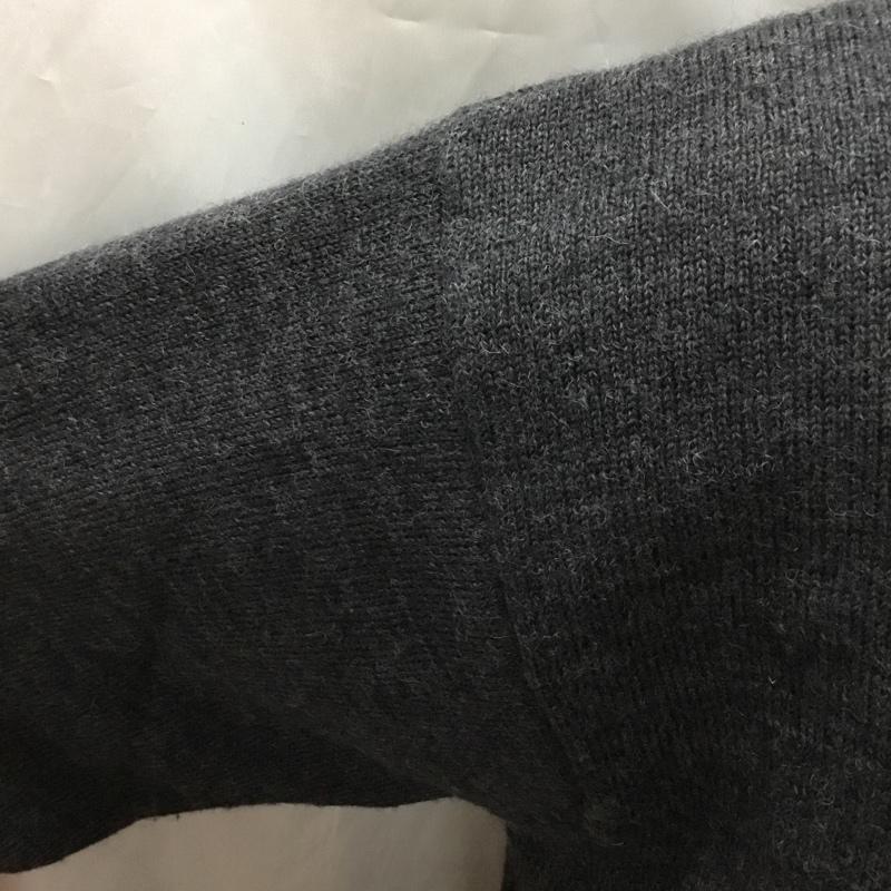 ステイプル STAPLE ニット、セーター 長袖 エルボーパッチ M ワンポイント ダークグレー / ダークグレー /  メンズ USED 古着 中古 10111385