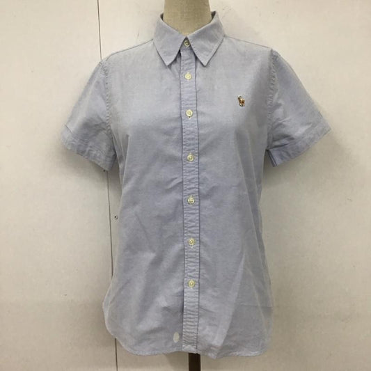 ラルフローレン RALPHLAUREN シャツ、ブラウス 半袖 9 ワンポイント 水色 / ライトブルー /  レディース USED 古着 中古 10116500