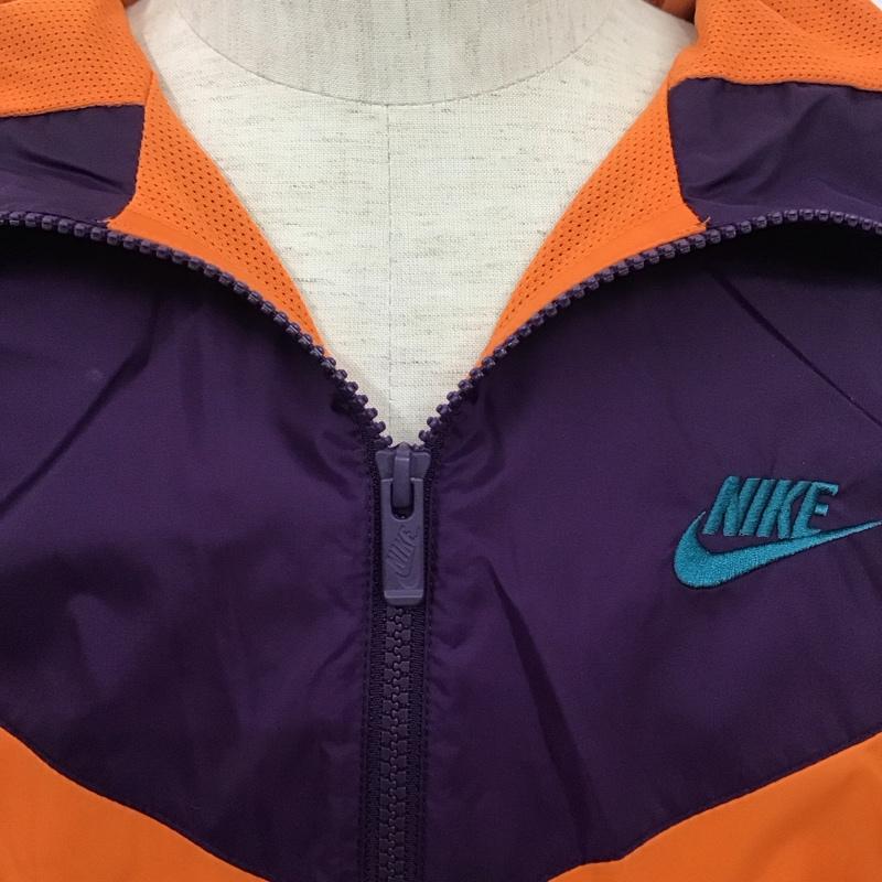 ナイキ NIKE ジャケット、上着 ジャケット、ブレザー AR2192-847 ウィンドランナー フード ジャケット ナイロン M ロゴ、文字 橙 / オレンジ / X 紫 / パープル / X 緑 / グリーン /  メンズ USED 古着 中古 10108918