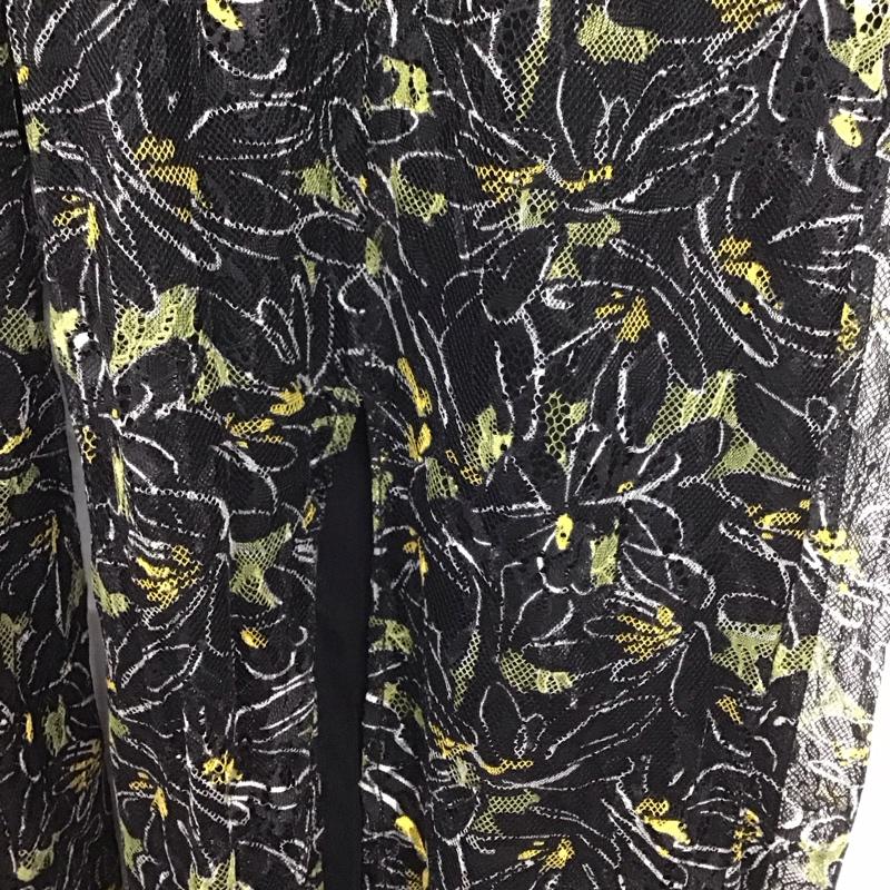 スライ SLY ボトムス ボトムス 030bsa31-2950 PASSIONATE LACE SLIT PT 2 総柄 黒 / ブラック /  レディース USED 古着 中古 10150466