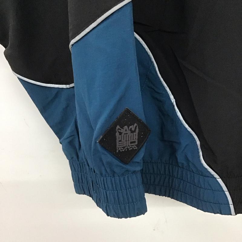 プーマ PUMA ジャケット、上着 ジャンパー、ブルゾン ジップアップジャケット ナイロンジャケット アウター pam コラボ XL ロゴ、文字 黒 / ブラック /  メンズ USED 古着 中古 10148010
