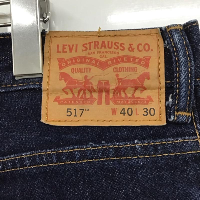 リーバイストラウスアンドコー Levi Strauss & co. パンツ デニム、ジーンズ デニムパンツ ストレートパンツ ワイドパンツ カジュアルパンツ 40 無地 インディゴ / インディゴ /  メンズ USED 古着 中古 10116435