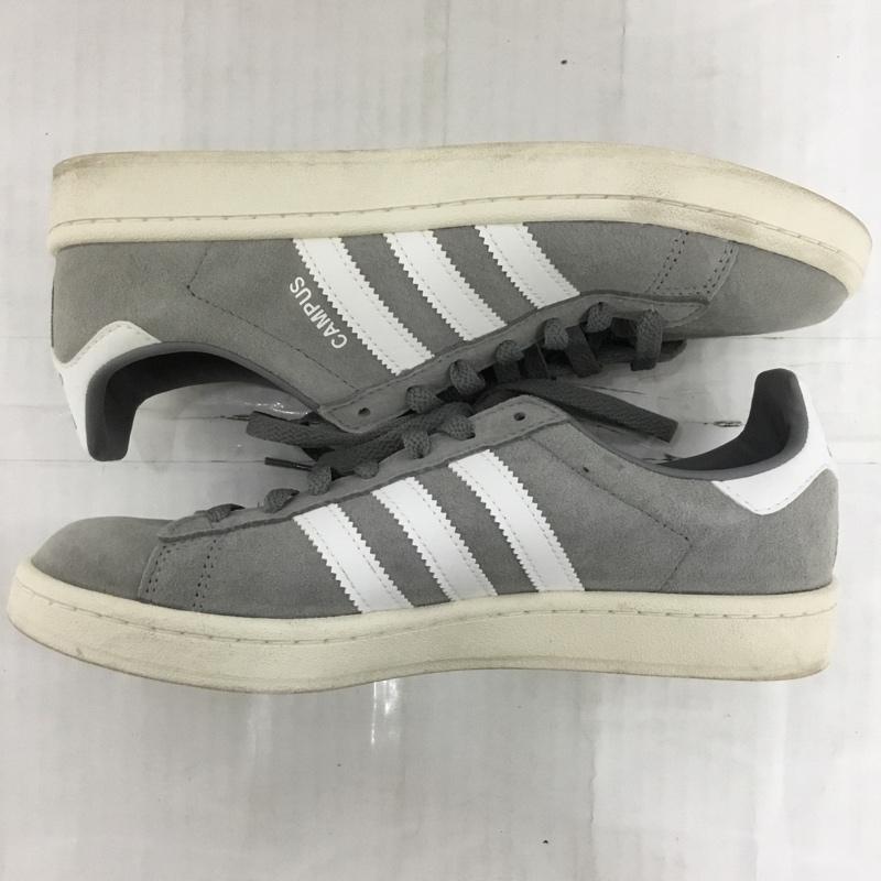 アディダス adidas スニーカー スニーカー BZ0085 CAMPUS 25.5cm 25.5cm ロゴ、文字 灰 / グレー / X 白 / ホワイト /  メンズ USED 古着 中古 10123630