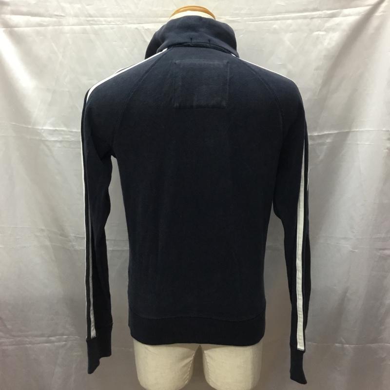 アバクロンビーアンドフィッチ ABERCROMBIE&FITCH カットソー 長袖 長袖カットソー ポロシャツ ラグラン S ロゴ、文字 紺 / ネイビー /  メンズ USED 古着 中古 10112310