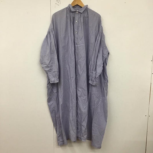 ひより HIYORI ワンピース ロングスカート シャツワンピース FREE 無地 水色 / ライトブルー /  レディース USED 古着 中古 10128914