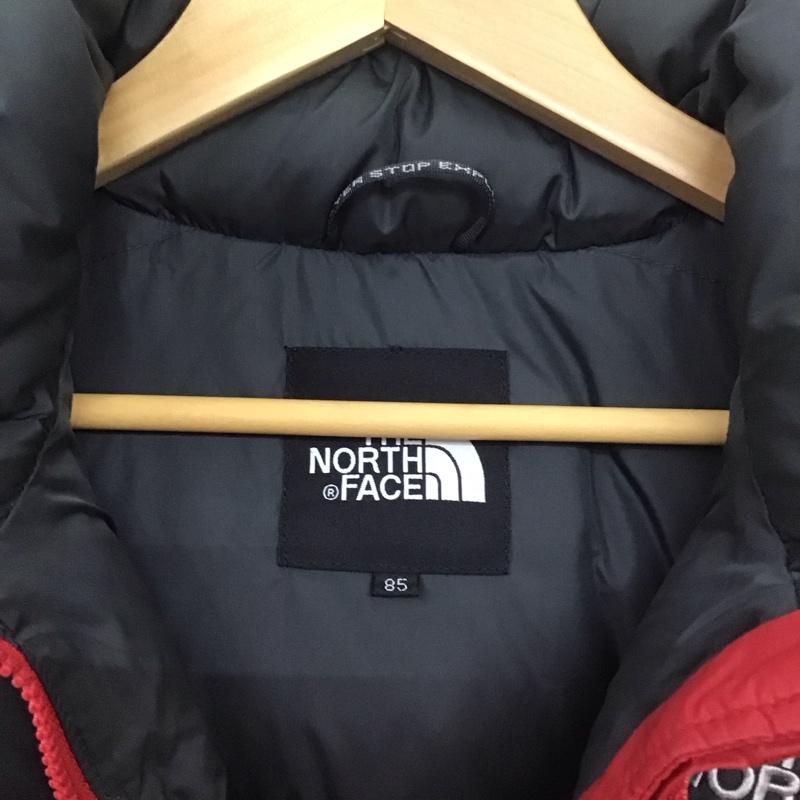 ザノースフェイス THE NORTH FACE ジャケット、上着 ダウンジャケット ジップアップジャケット ダウンジャケット アウター ロゴ、文字 黒 / ブラック / X 赤 / レッド /  メンズ USED 古着 中古 10138980