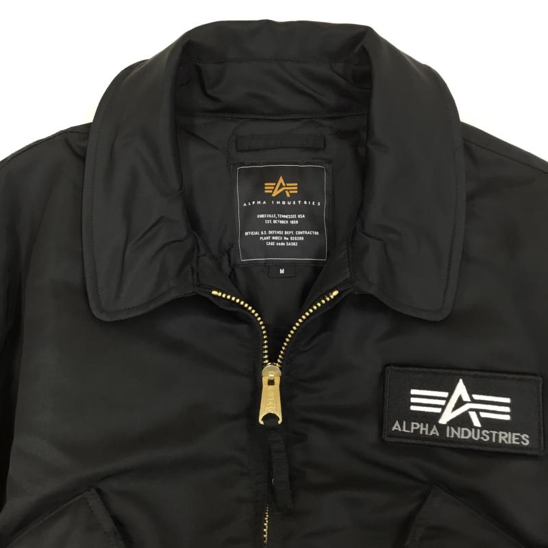 アルファインダストリー Alpha Industries ジャケット、上着 フライトジャケット 2030-401 M 無地 黒 / ブラック /  メンズ USED 古着 中古 10139999