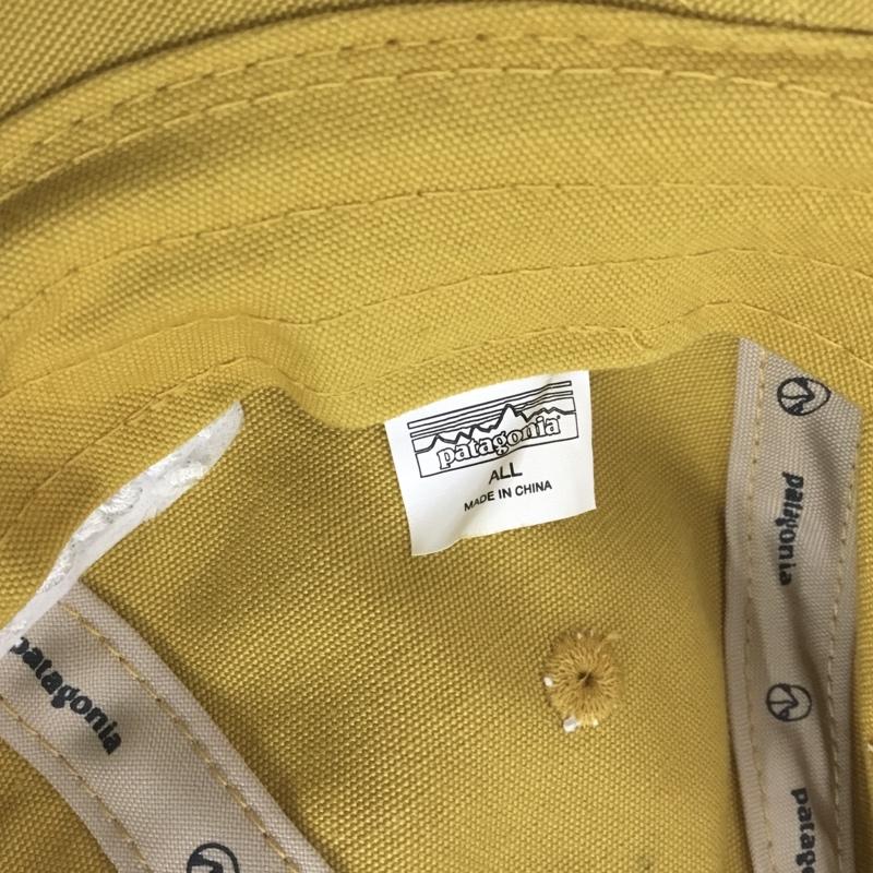パタゴニア patagonia 帽子 キャップ netplus ロゴ、文字 黄 / イエロー /  メンズ USED 古着 中古 10143298