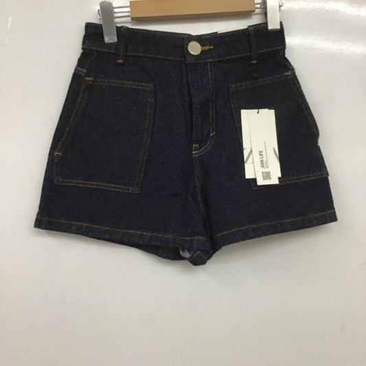 ザラ ZARA パンツ ショートパンツ 8228/024/407 3分丈ショート タグ付 34 無地 インディゴ / インディゴ /  レディース USED 古着 中古 10149058