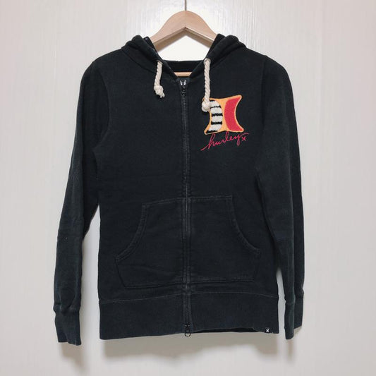 ハーレー Hurley パーカー 長袖 S 無地 X 刺繍 X  黒 / ブラック / X 白 / ホワイト / X 桃 / ピンク / X 黄 / イエロー /  レディース USED 古着 中古 10017392