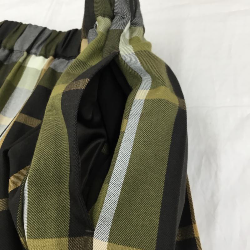 アーバンリサーチ URBAN RESEARCH スカート ロングスカート FREE チェック 茶 / ブラウン / X 黄 / イエロー / X 緑 / グリーン /  レディース USED 古着 中古 10129973