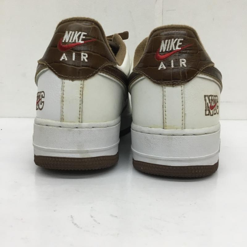 ナイキ NIKE スニーカー スニーカー 2003年製 NIKE AIR FORCE 1 NYC 26.0cm ロゴ、文字 白 / ホワイト /  メンズ USED 古着 中古 10112275