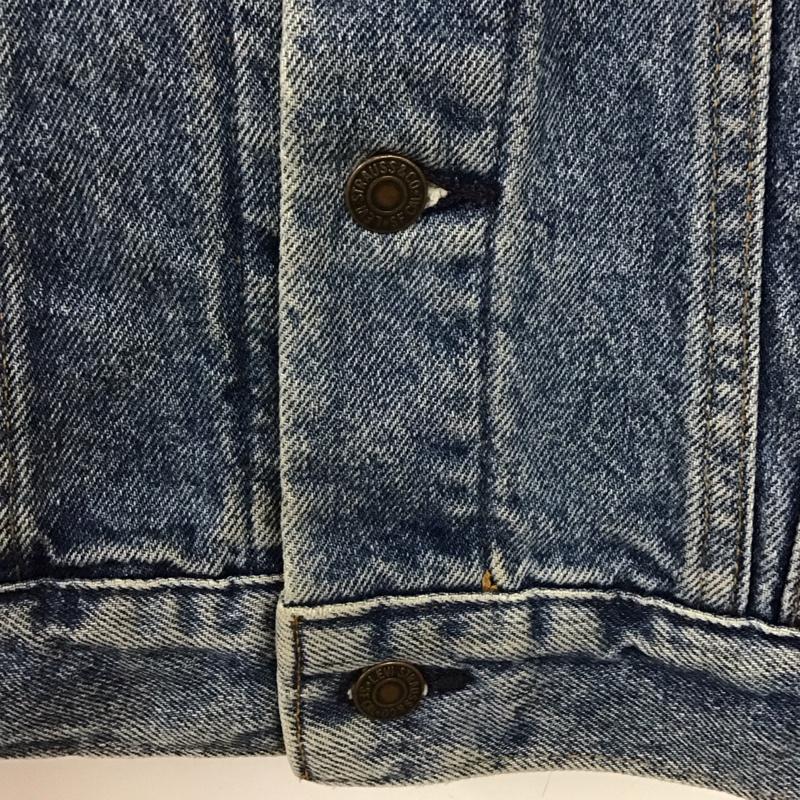 リーバイス Levi s ジャケット、上着 ジャケット、ブレザー デニムジャケット Gジャン M 無地 インディゴ / インディゴ /  レディース USED 古着 中古 10129630