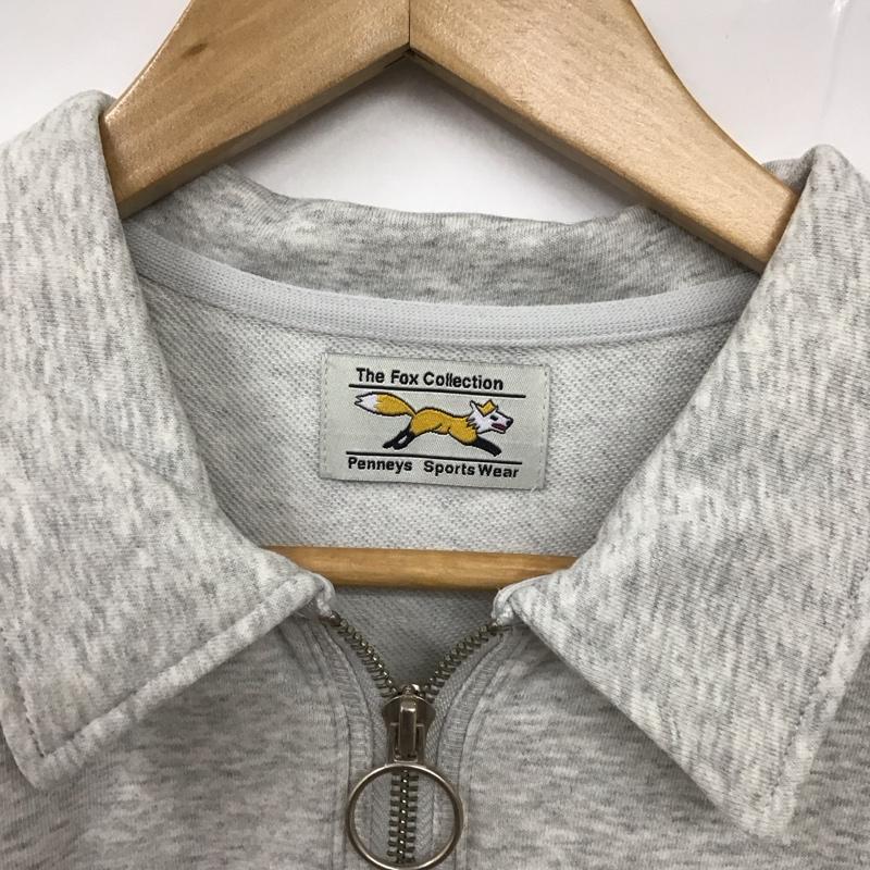 古着 USED カットソー 半袖 THE FOX COLLECTION M 無地 灰 / グレー /  メンズ USED 古着 中古 10130173