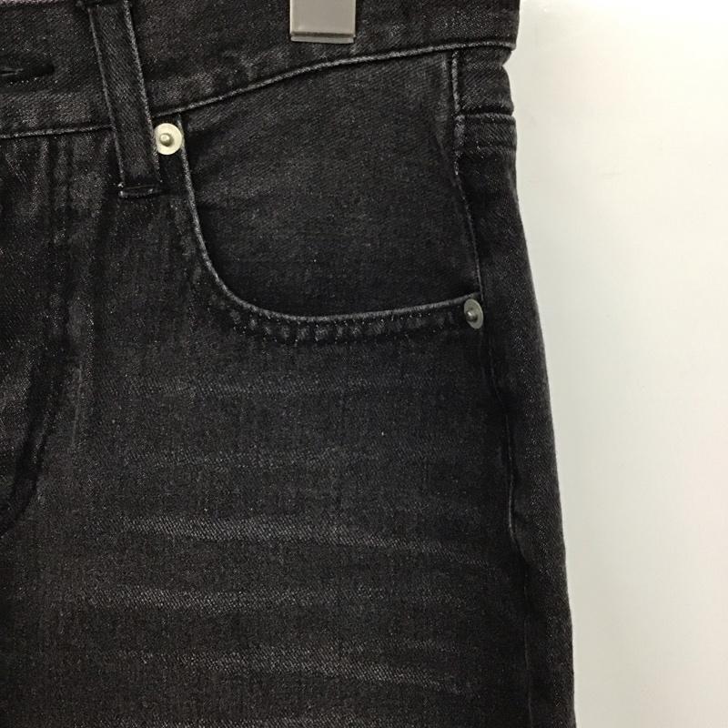 アーバンリサーチ URBAN RESEARCH スカート ロングスカート WH94-25M007 バックスリットデニムスカート S 無地 黒 / ブラック /  レディース USED 古着 中古 10129193