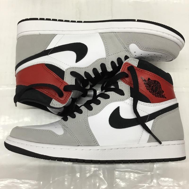 ナイキ NIKE スニーカー スニーカー 555088-126 AIR JORDAN 1 RETRO HIGH OG 27.5cm 箱有 27.5cm ロゴ、文字 白 / ホワイト / X 黒 / ブラック / X 灰 / グレー / X 赤 / レッド /  メンズ USED 古着 中古 10112509