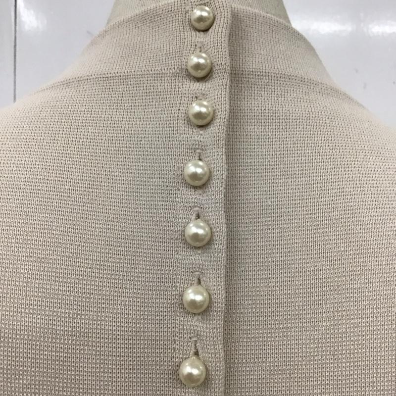 ボールジィ BALLSEY ワンピース ロングスカート 半袖ロングスカートワンピース バックスリット ロングワンピース FREE 無地 ベージュ / ベージュ /  レディース USED 古着 中古 10117941