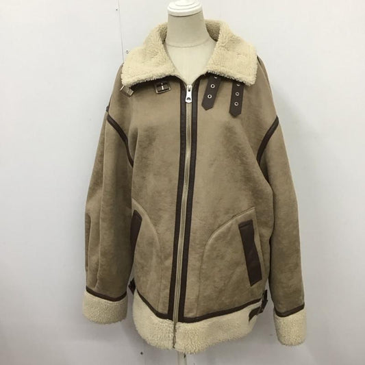 スライ SLY ジャケット、上着 ジャンパー、ブルゾン 030daa30-1960-1 ジャケット ボアジャケット アウター S 無地 茶 / ブラウン /  レディース USED 古着 中古 10106976