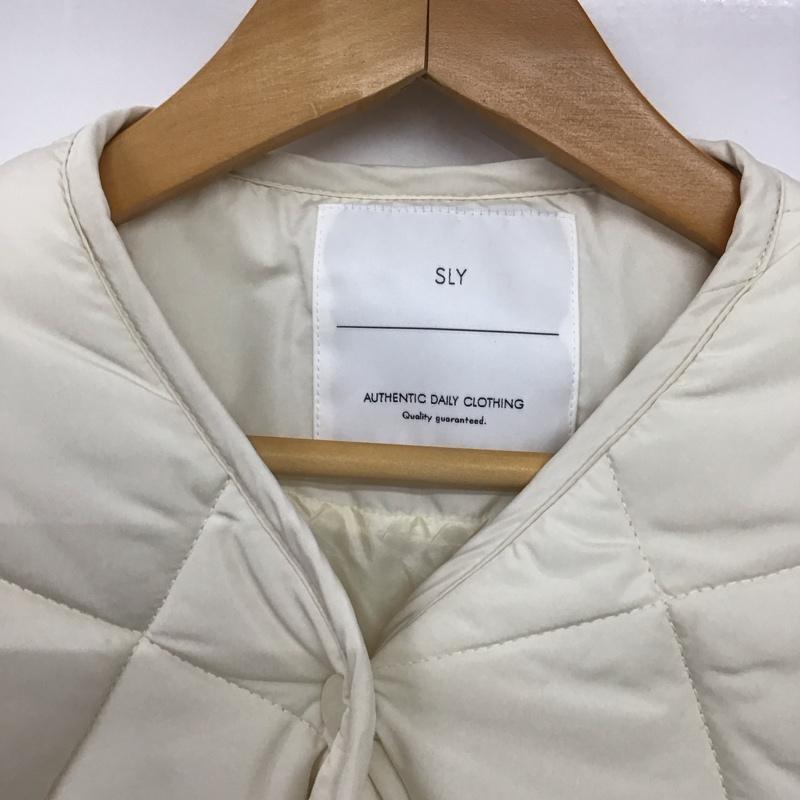 スライ SLY ジャケット、上着 ジャンパー、ブルゾン 030dam30-1010 NO COLLAR LOOSELY BZ FREE 無地 白 / ホワイト /  レディース USED 古着 中古 10143002