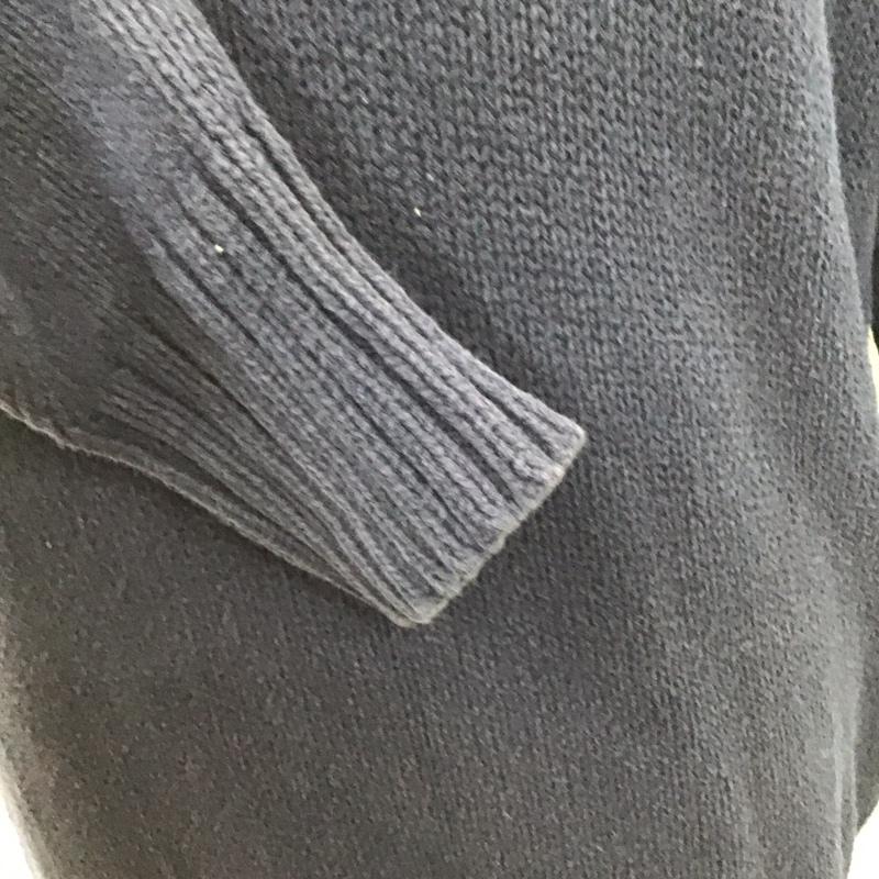 ポロバイラルフローレン Polo by RALPH LAUREN ニット、セーター 長袖 M 無地 紺 / ネイビー /  メンズ USED 古着 中古 10121840
