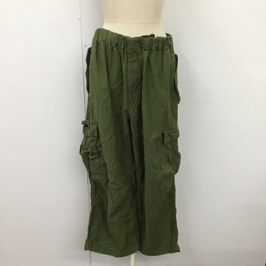 ローリーズファーム LOWRYS FARM パンツ ワークパンツ、ペインターパンツ M 無地 カーキ / カーキ /  レディース USED 古着 中古 10121261