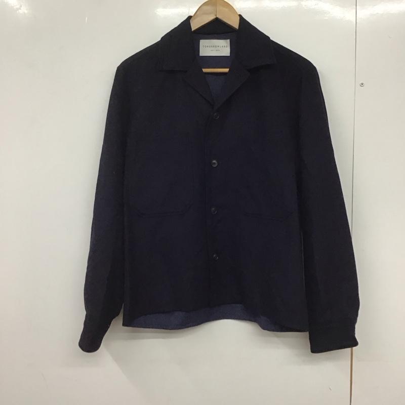 トゥモローランド TOMORROWLAND シャツ、ブラウス 長袖 長袖シャツ 無地シャツ カラーシャツ XS 無地 紺 / ネイビー /  メンズ USED 古着 中古 10145931
