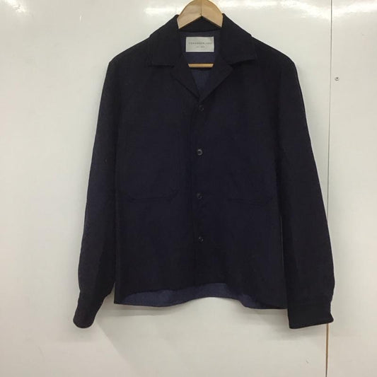 トゥモローランド TOMORROWLAND シャツ、ブラウス 長袖 長袖シャツ 無地シャツ カラーシャツ XS 無地 紺 / ネイビー /  メンズ USED 古着 中古 10145931