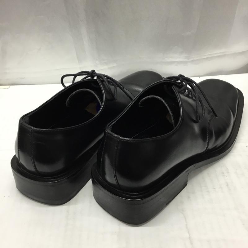 グッチ GUCCI 革靴 革靴 111 5235 レザー レースアップ 43 無地 黒 / ブラック /  メンズ USED 古着 中古 10110533