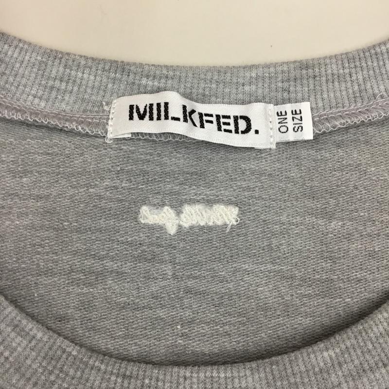 ミルクフェド MILKFED. ワンピース ロングスカート 半袖ワンピース ロングワンピース クルーネック フレアスカート チェック マルチカラー / マルチカラー /  レディース USED 古着 中古 10112240