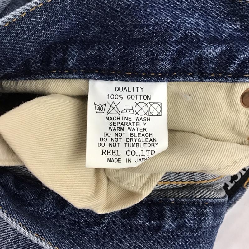 クラクト CLUCT パンツ デニム、ジーンズ デニムパンツ ストレートパンツ スリムパンツ カジュアルパンツ L 無地 インディゴ / インディゴ /  メンズ USED 古着 中古 10109158