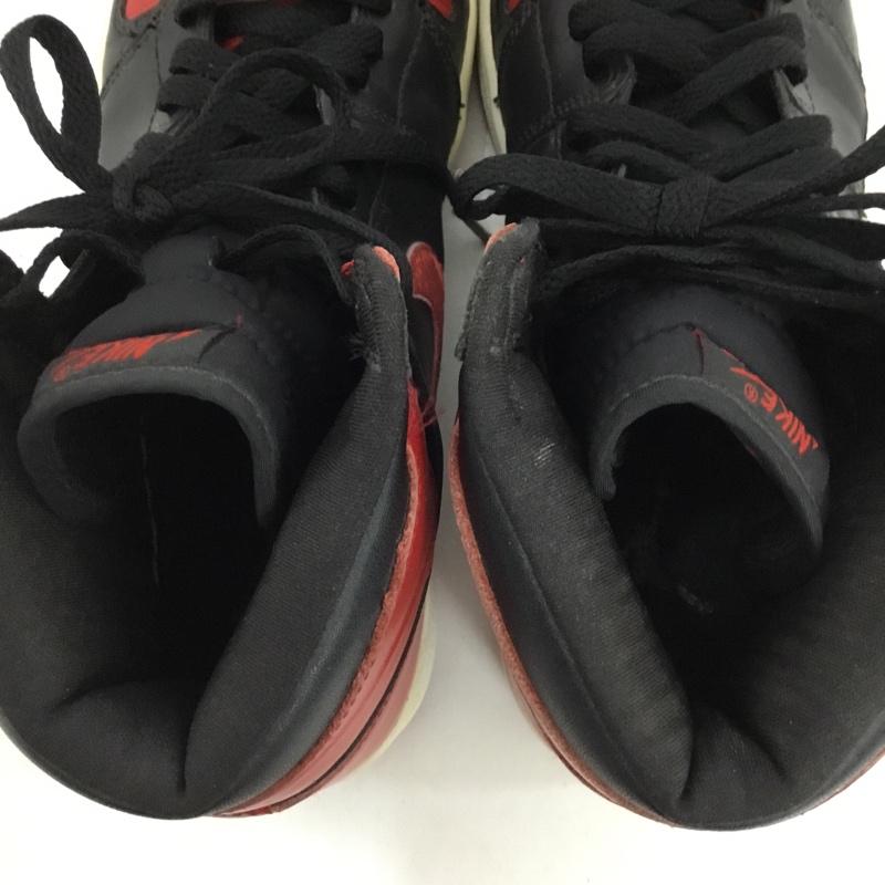 ナイキ NIKE スニーカー スニーカー 136066 061 AIR JORDAN 1 RETRO 28cm 箱有 28.0cm ロゴ、文字 黒 / ブラック / X 赤 / レッド /  メンズ USED 古着 中古 10124856
