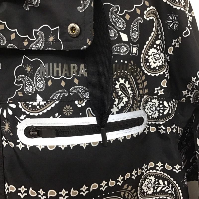 ジーユー GU ジャケット、上着 ジャケット、ブレザー 311-334117 MIHARAYASUHIRO ミハラヤスヒロ マウンテンパーカ 3レイヤーファブリック M ペイズリー 黒 / ブラック /  メンズ USED 古着 中古 10111877