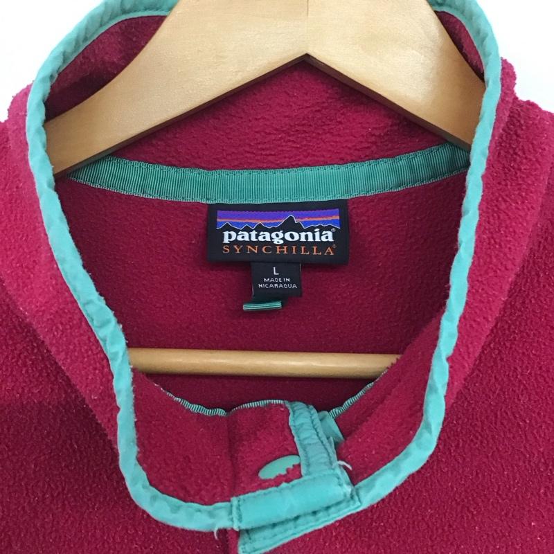 パタゴニア patagonia ジャケット、上着 ジャケット、ブレザー フリースジャケット プルオーバー スタンドネック L ロゴ、文字 マルチカラー / マルチカラー /  メンズ USED 古着 中古 10141510