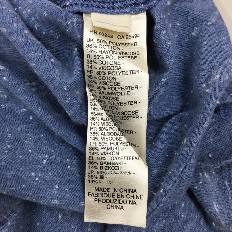 ディーゼル DIESEL Tシャツ 半袖 半袖カットソー プリントTシャツ クルーネックカットソー XS ロゴ、文字 青 / ブルー /  メンズ USED 古着 中古 10114600