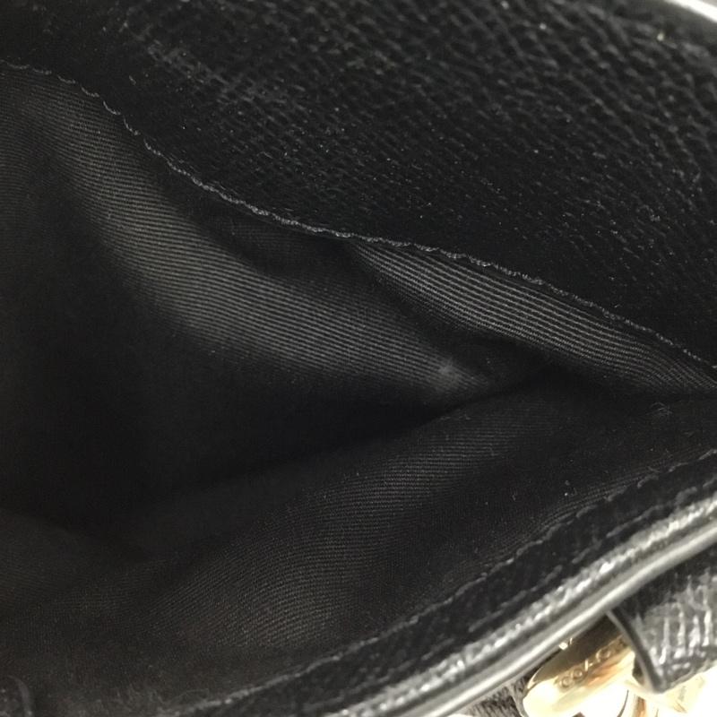コーチ COACH ハンドバッグ ハンドバッグ F57847 ミネッタクロスボディ ロゴ、文字 黒 / ブラック / X 金 / ゴールド /  レディース USED 古着 中古 10105770
