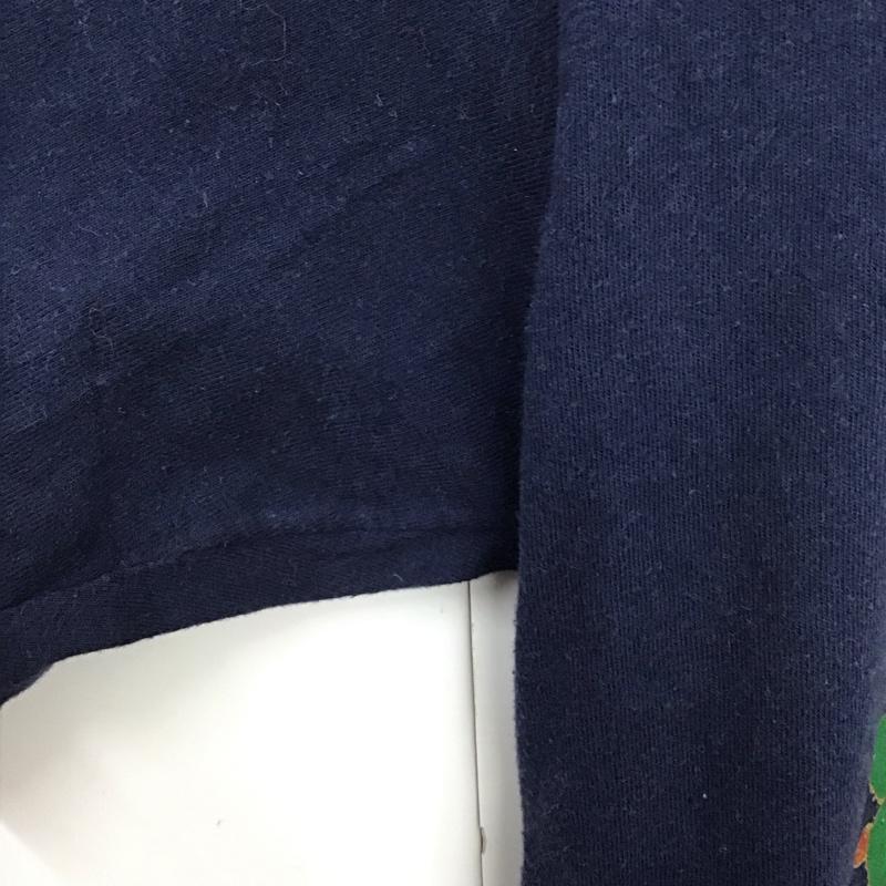 古着 USED Tシャツ 半袖 半袖カットソー プリントTシャツ クルーネックカットソー M プリント 紺 / ネイビー /  メンズ USED 古着 中古 10132418