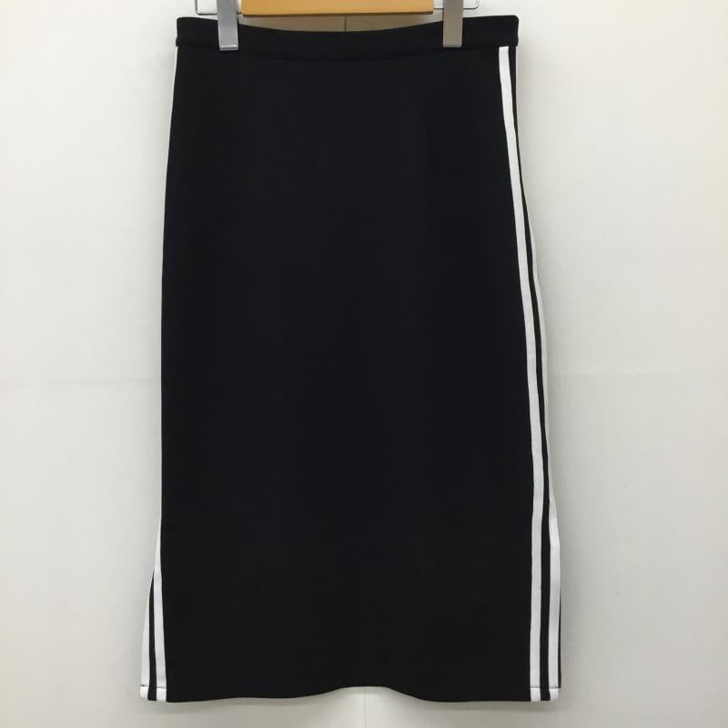 コンバース CONVERSE スカート ロングスカート 9182-0485 M ロゴ、文字 黒 / ブラック /  レディース USED 古着 中古 10140087