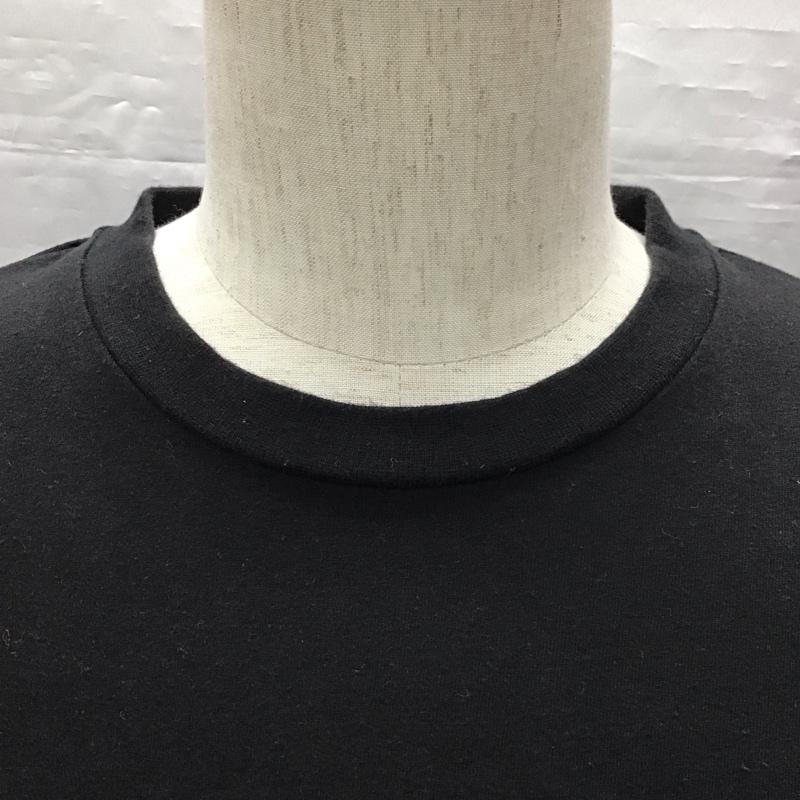 ガリスアディクション GALLIS ADDICTION Tシャツ 半袖 半袖カットソー プリントTシャツ クルーネックカットソー 3 プリント 黒 / ブラック /  メンズ USED 古着 中古 10118387