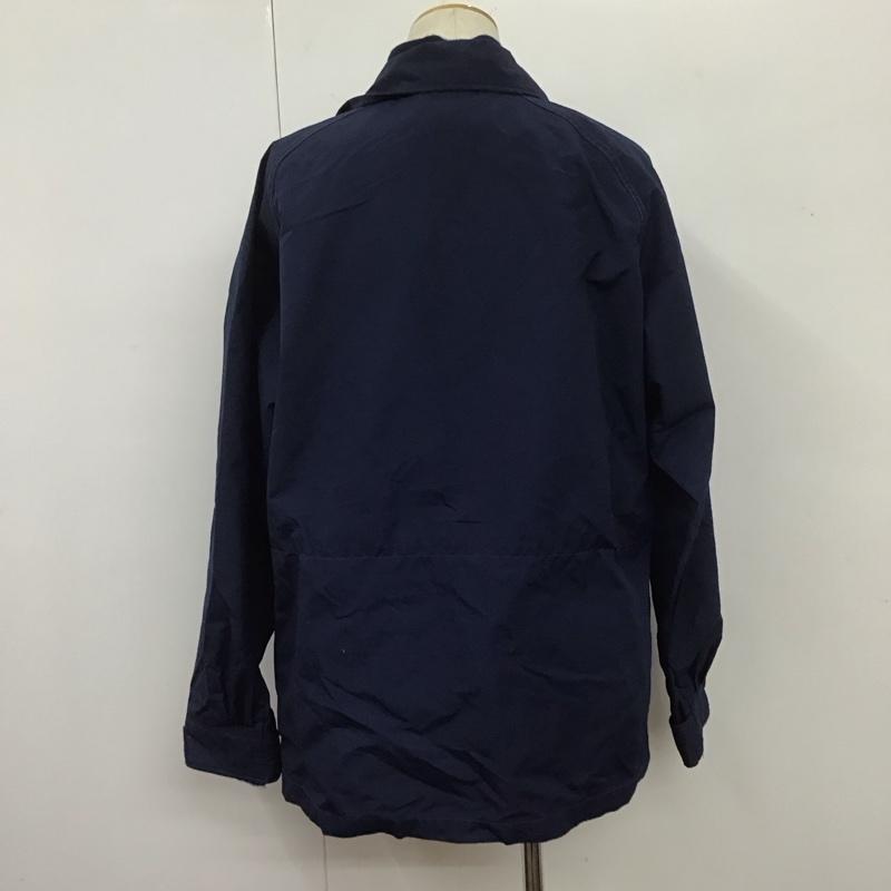 ザノースフェイス THE NORTH FACE ジャケット、上着 ジャンパー、ブルゾン ジップアップジャケット ジャンパー ナイロンジャケット カジュアルジャケット アウター 80s 茶タグ L ロゴ、文字 紺 / ネイビー /  メンズ USED 古着 中古 10106970